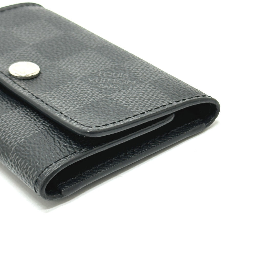 LOUIS VUITTON Key case Key holder  N62662 Damier Grafitto Canvas black Multicles6 mens