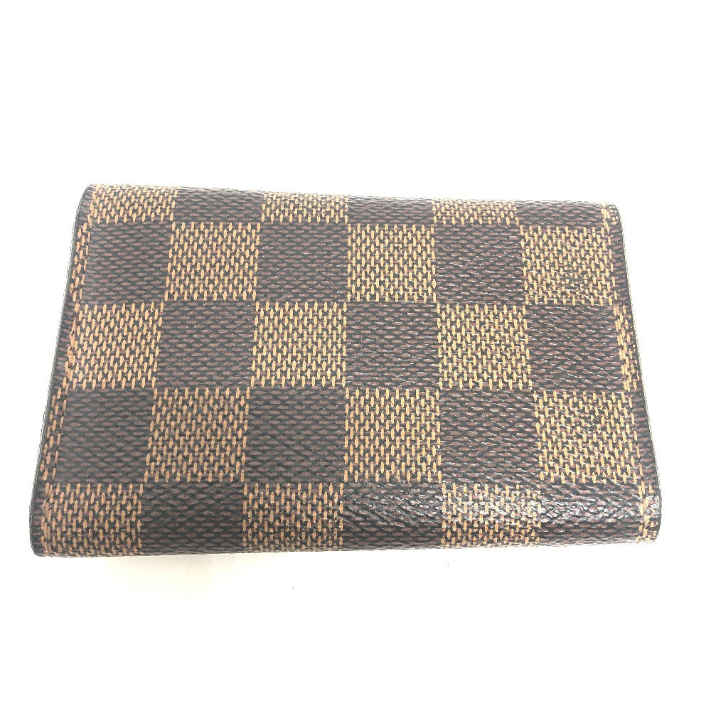 LOUIS VUITTON Key case Key holder  N62630 Damier canvas Brown Multicles6 6-key case Key holder unisex(Unisex)