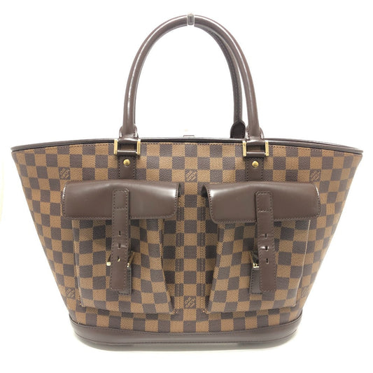 LOUIS VUITTON Tote Bag N51120 Damier canvas Brown Manosque GM Women