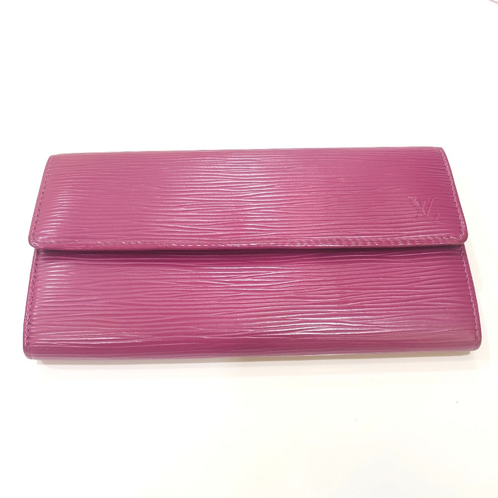 LOUIS VUITTON Long Wallet Purse M60317 Epi Leather purple Portefeuille Sarah Women