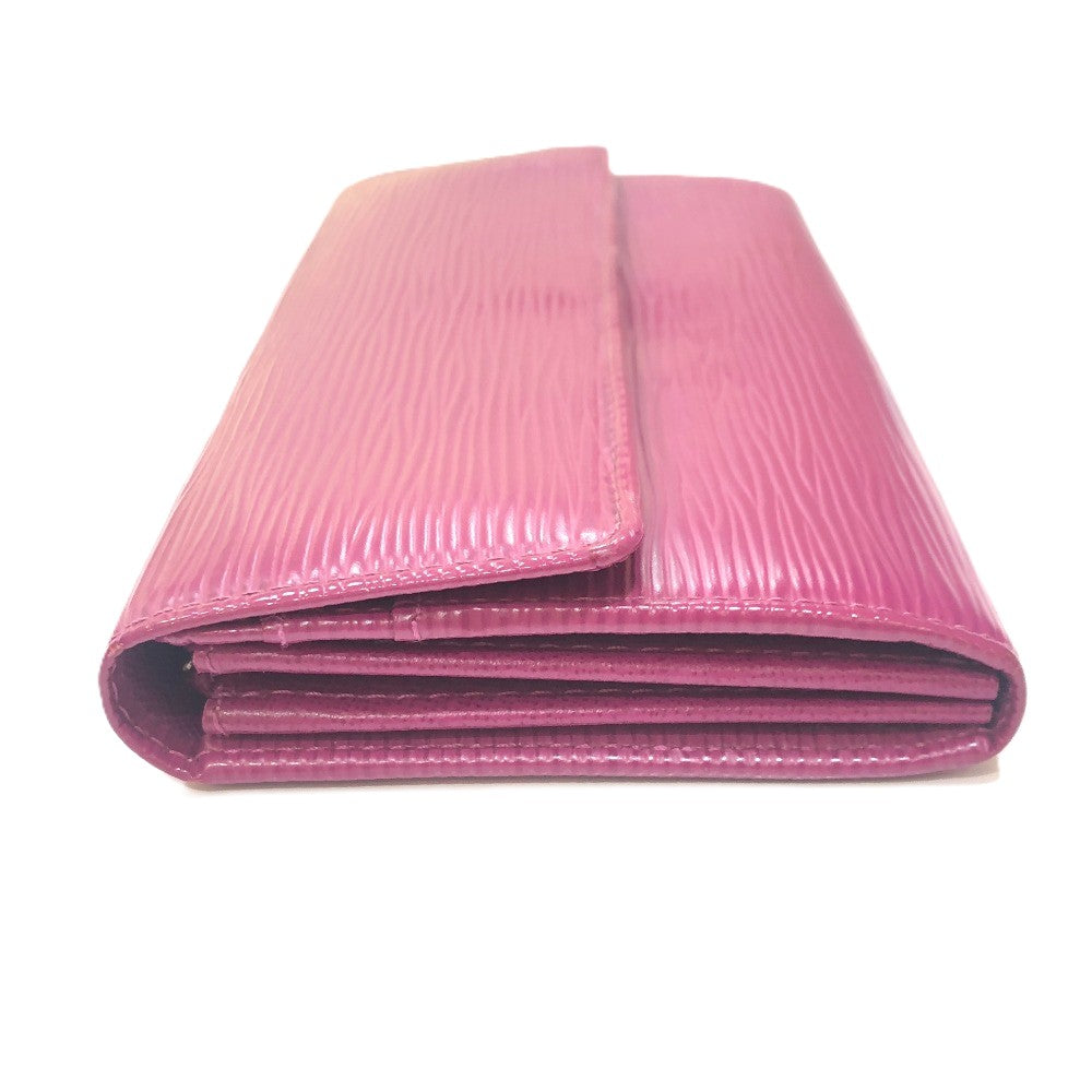 LOUIS VUITTON Long Wallet Purse M60317 Epi Leather purple Portefeuille Sarah Women