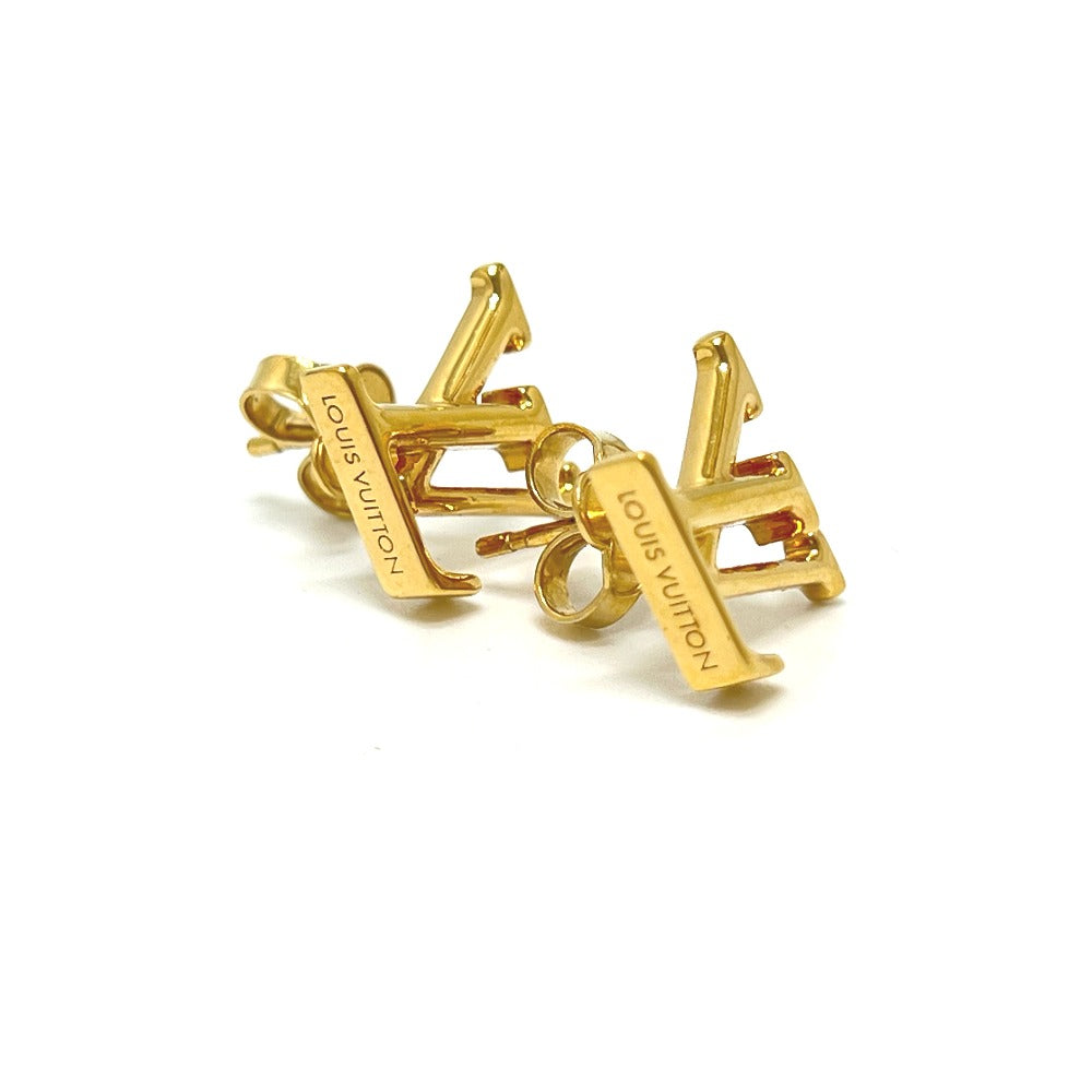 LOUIS VUITTON Pierce M00610 metal gold LV Iconic Dorelle
