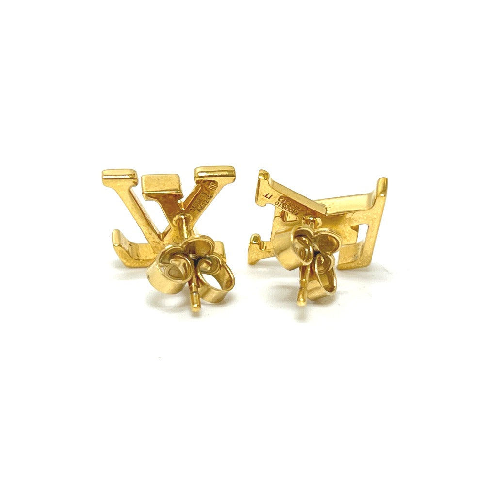 LOUIS VUITTON Pierce M00610 metal gold LV Iconic Dorelle