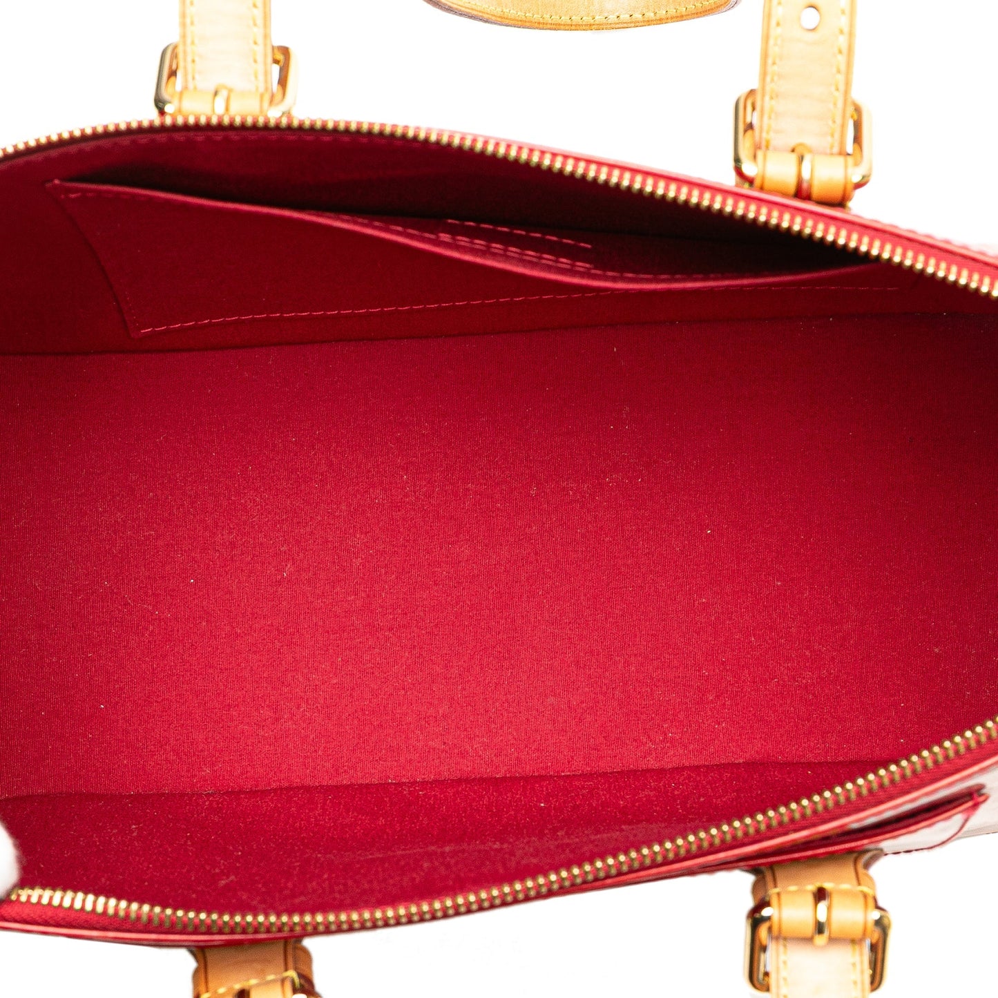 Red Louis Vuitton Monogram Vernis Rosewood Avenue Shoulder Bag