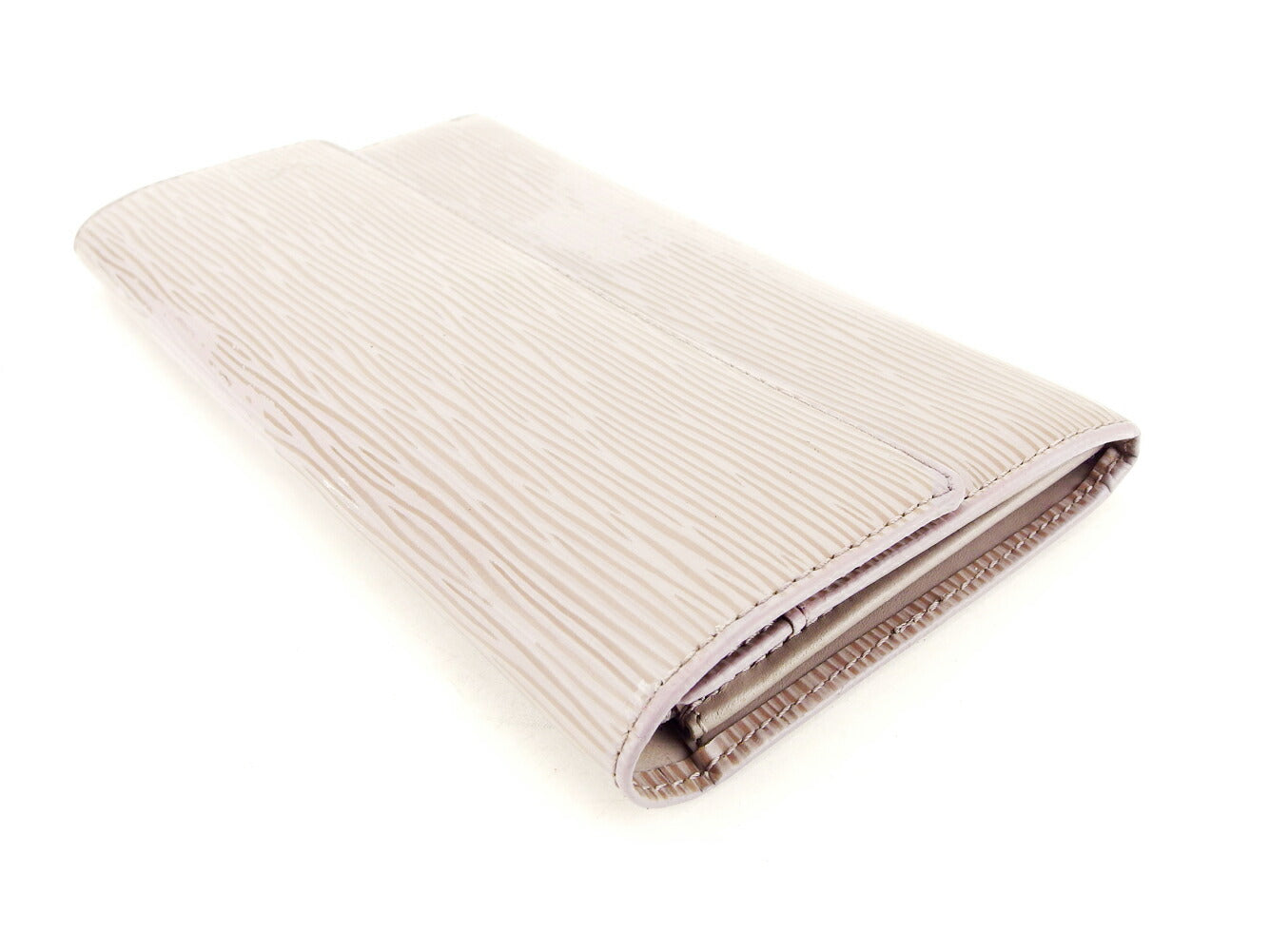 LOUIS VUITTON Long Wallet Purse M6357B Purple Gray Silver Pochette Porto MonÃ©credi