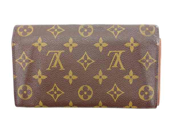 LOUIS VUITTON Long Wallet Purse M61726 Brown Former Portefeuille Sarah