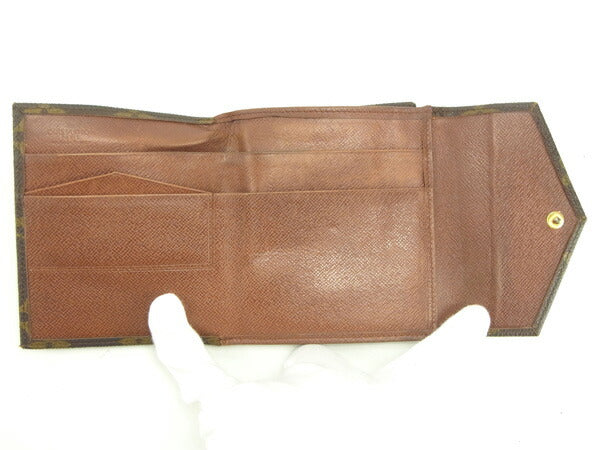LOUIS VUITTON Bifold Wallet M61660 Brown /Bolt Monevier (old type)