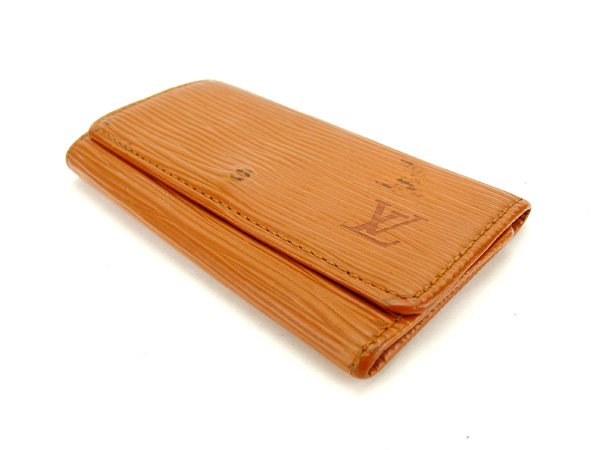 LOUIS VUITTON Key case Key holder M63828 light brown Multicles4