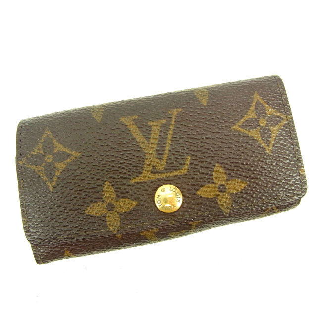 LOUIS VUITTON Key case Key holder M62631 Brown Multicles4