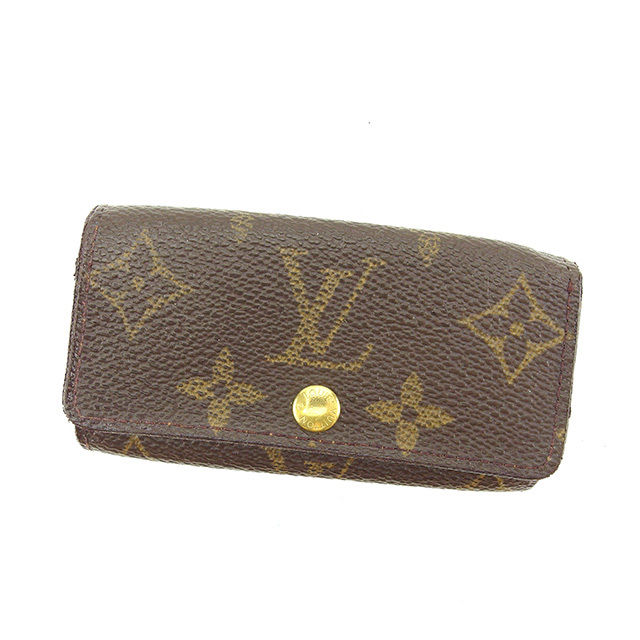 LOUIS VUITTON Key case Key holder M62631 Brown Multicles4