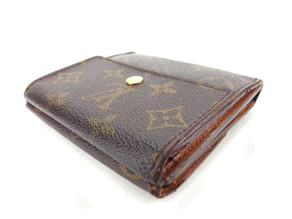 LOUIS VUITTON Bifold Wallet M61652 Brown Porte Monnaie Billets Cartes Credit