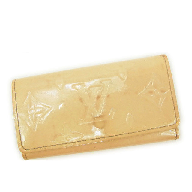 LOUIS VUITTON Key case Key holder M91544 beige /Multicles4