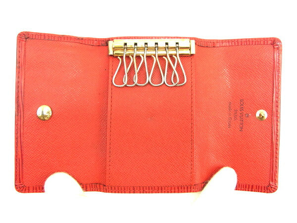 LOUIS VUITTON Key case Key holder M63817 Castilian red /Multicles6