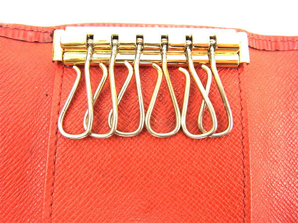 LOUIS VUITTON Key case Key holder M63817 Castilian red /Multicles6