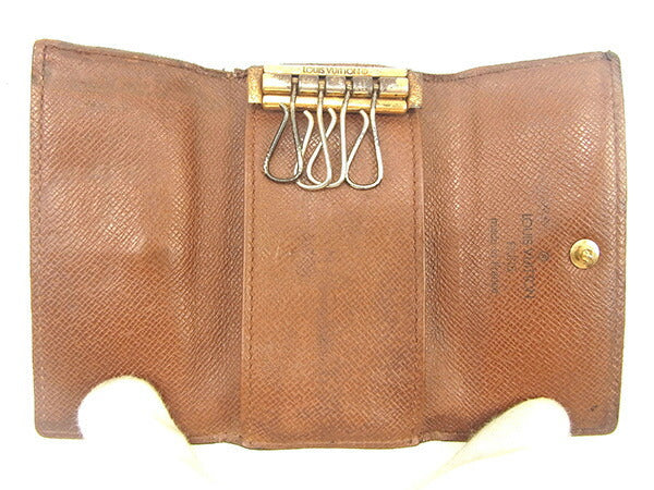 LOUIS VUITTON Key case Key holder M62631 Brown Multicles4