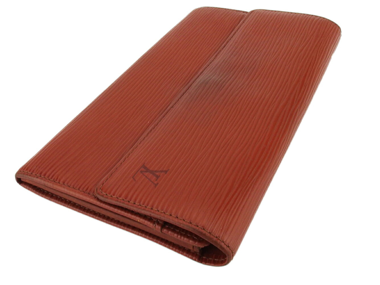 LOUIS VUITTON Long Wallet Purse M63573 Brown gold Pochette Porto MonÃ©credi