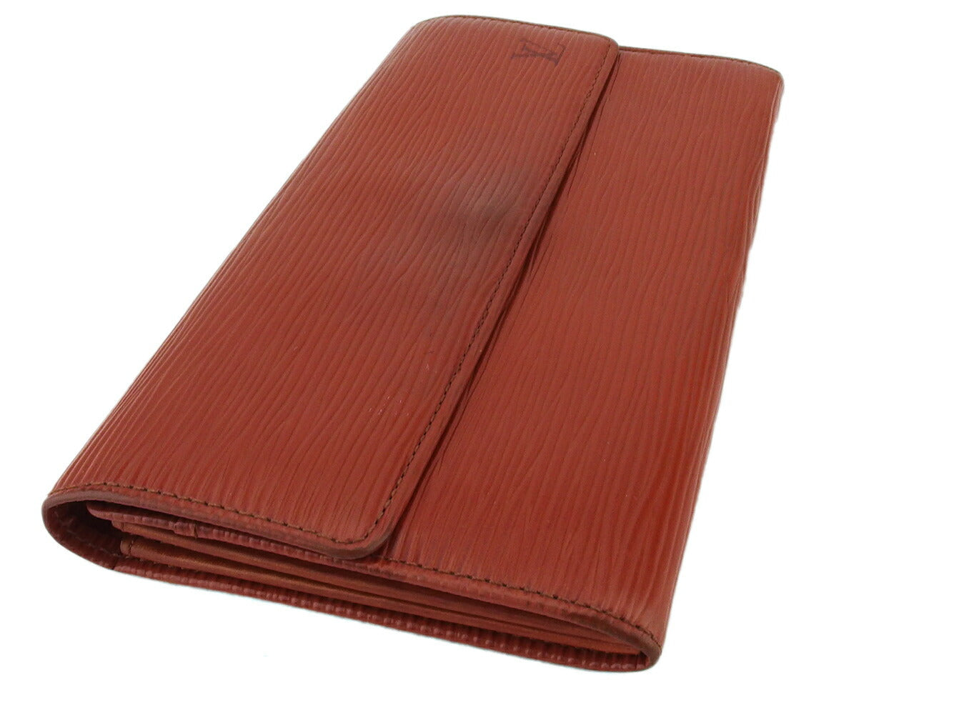 LOUIS VUITTON Long Wallet Purse M63573 Brown gold Pochette Porto MonÃ©credi