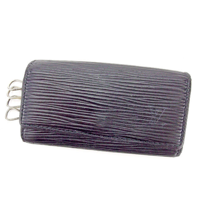 LOUIS VUITTON Key case Key holder M63822 Noir (Black) Multicles4
