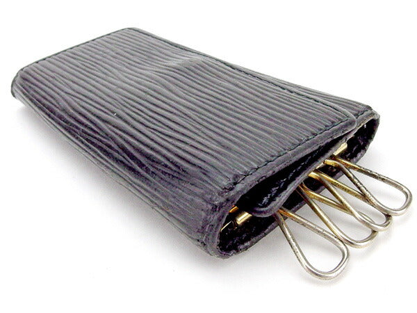 LOUIS VUITTON Key case Key holder M63822 Noir (Black) Multicles4