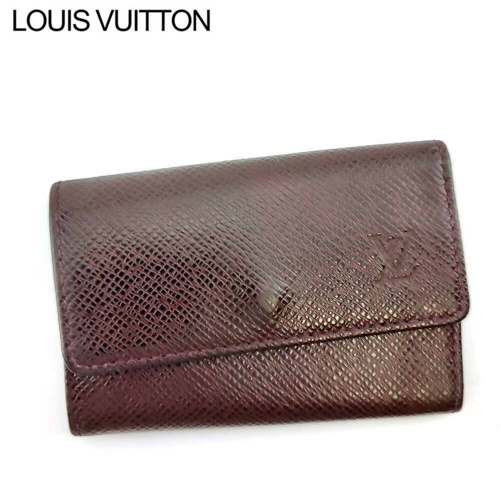 LOUIS VUITTON Key case Key holder  M30536 Brown purple gold Multicles6