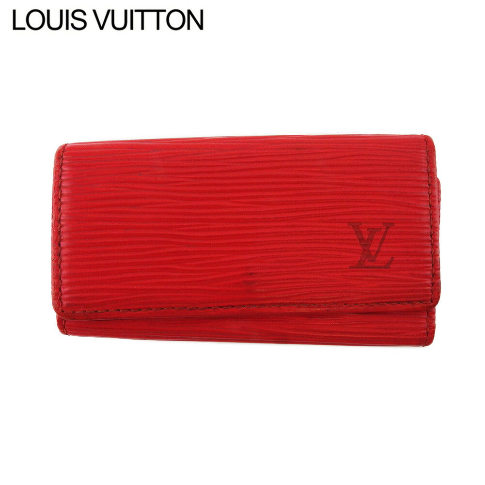 LOUIS VUITTON Key case Key holder  M63827 Red gold Multicles4