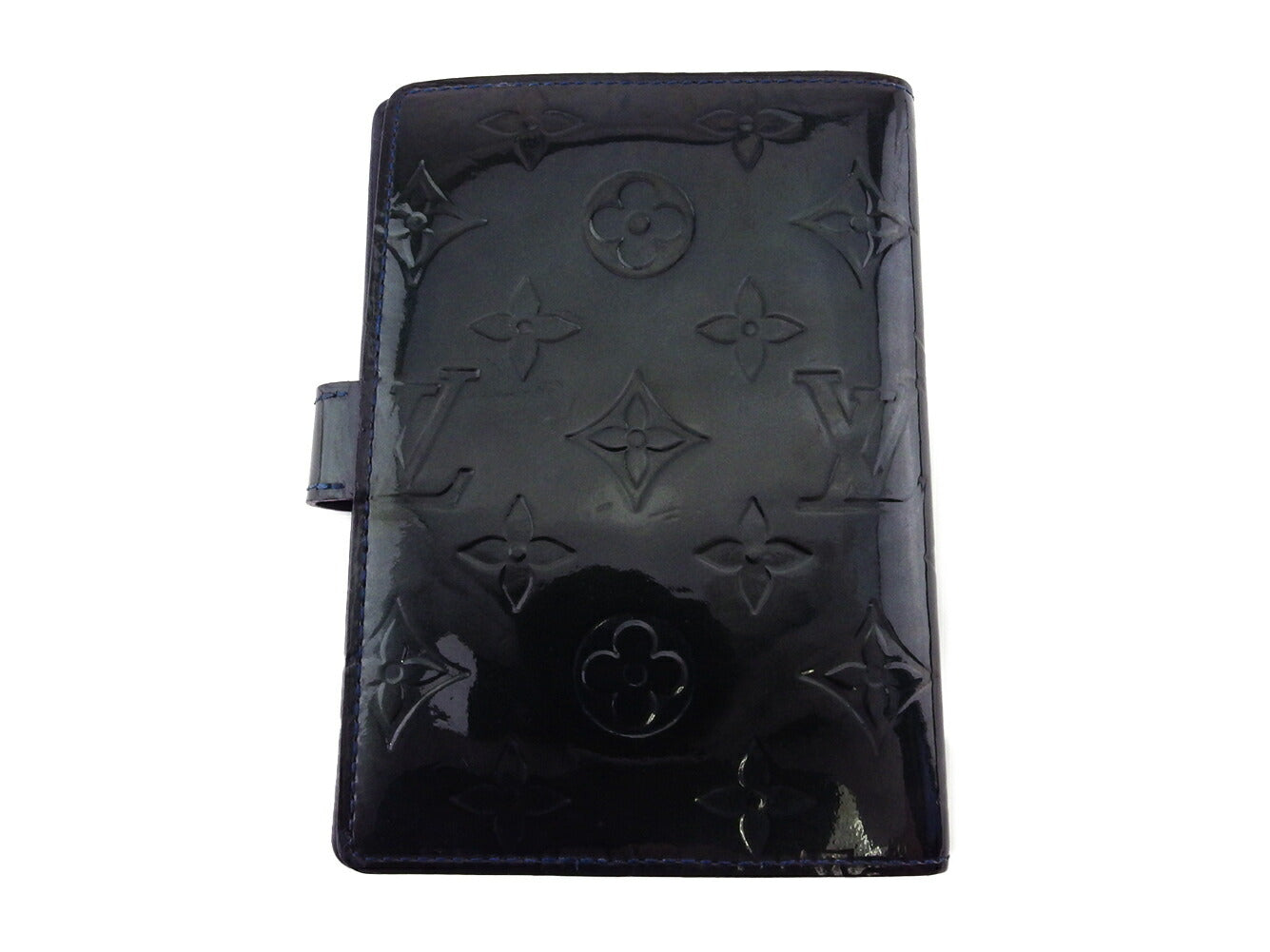 LOUIS VUITTON Notebook cover R21061 Patent leather Dark green Agenda PM