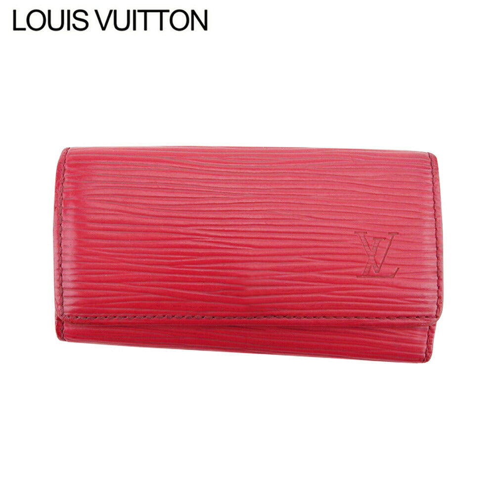 LOUIS VUITTON Key case Key holder  M63827 Red gold Multicles4