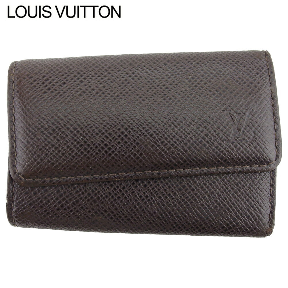 LOUIS VUITTON Key case Key holder  M30538 Brown silver Multicles6