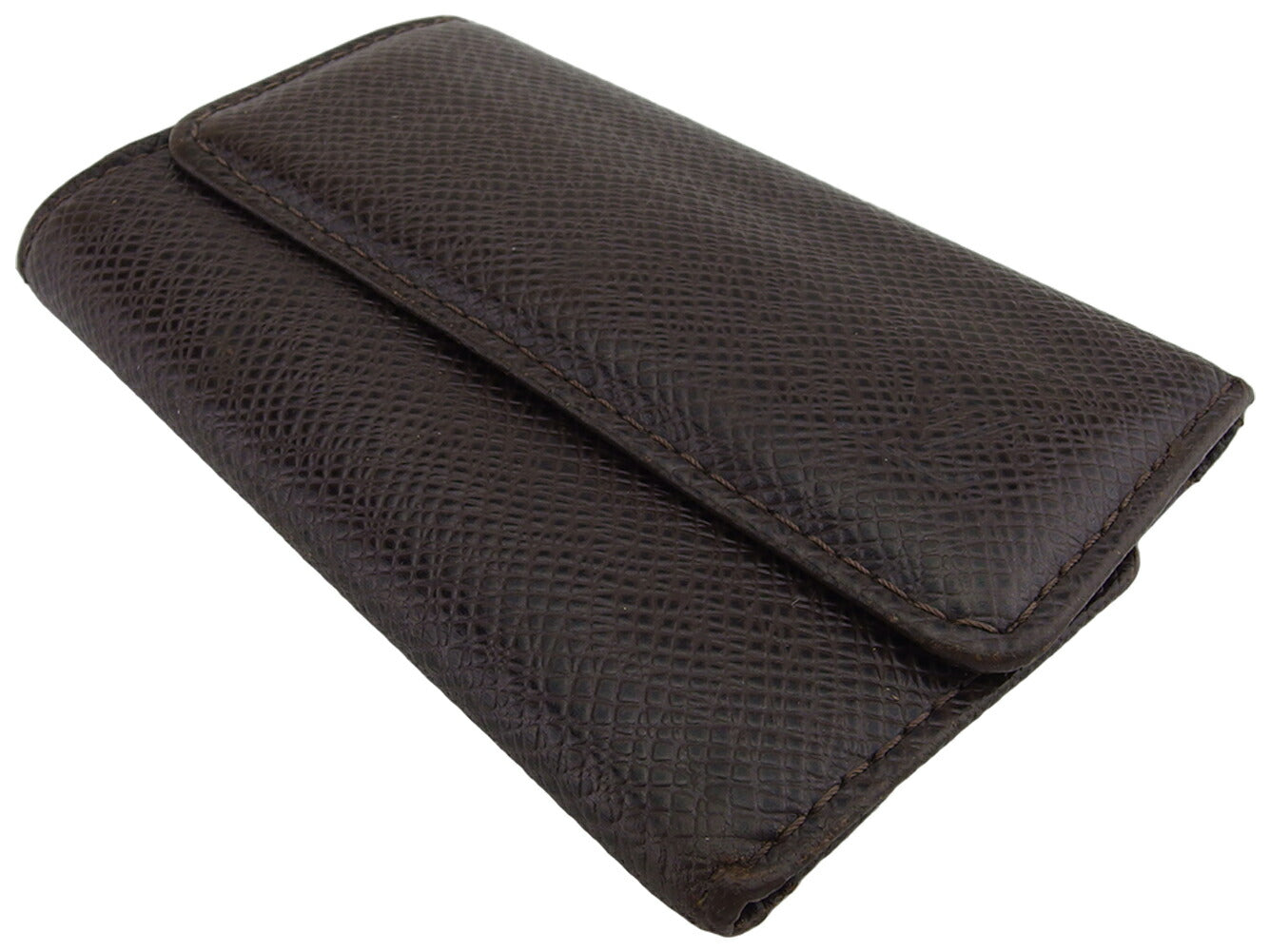 LOUIS VUITTON Key case Key holder  M30538 Brown silver Multicles6