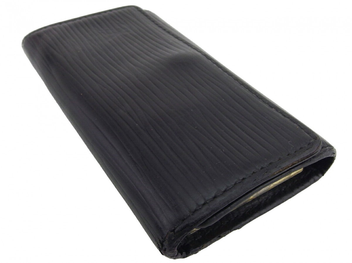 LOUIS VUITTON Key case Key holder  M63822 Black gold Multicles4