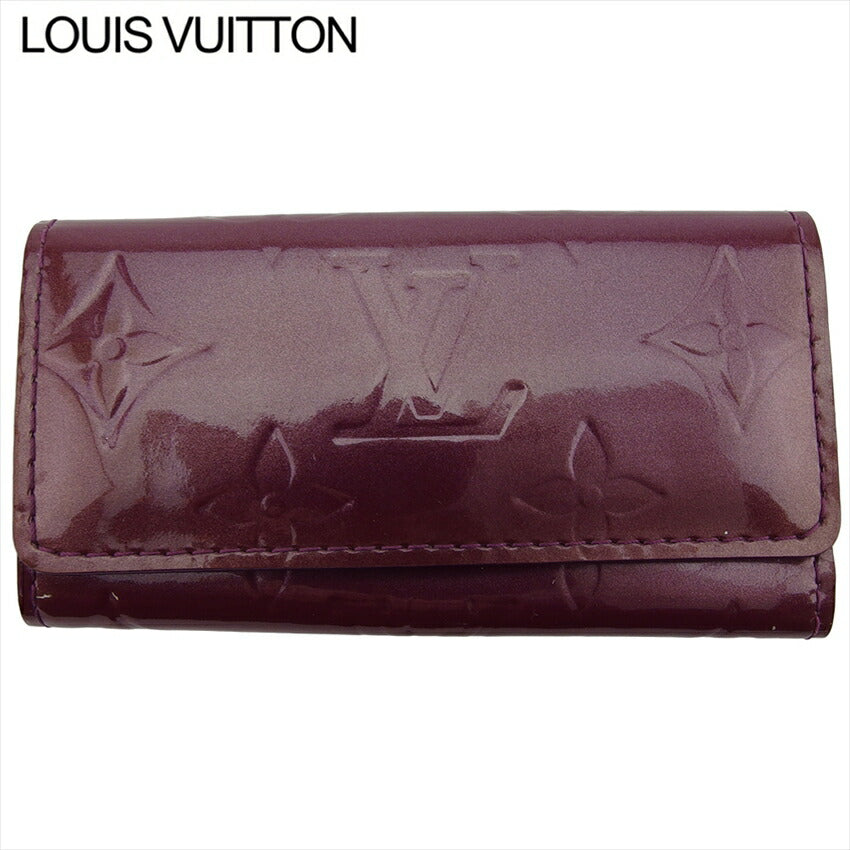 LOUIS VUITTON Key case Key holder  M93573 Purple gold Multicles4