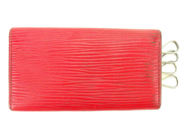 LOUIS VUITTON Key case Key holder M6382E Red /Multicles4