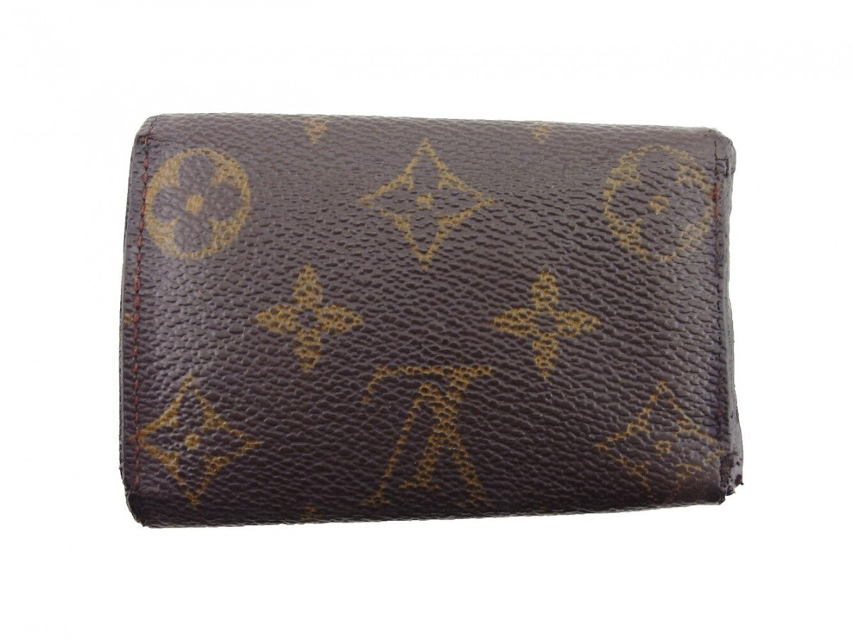 LOUIS VUITTON Key case Key holder  M62630 Brown beige gold Multicles6