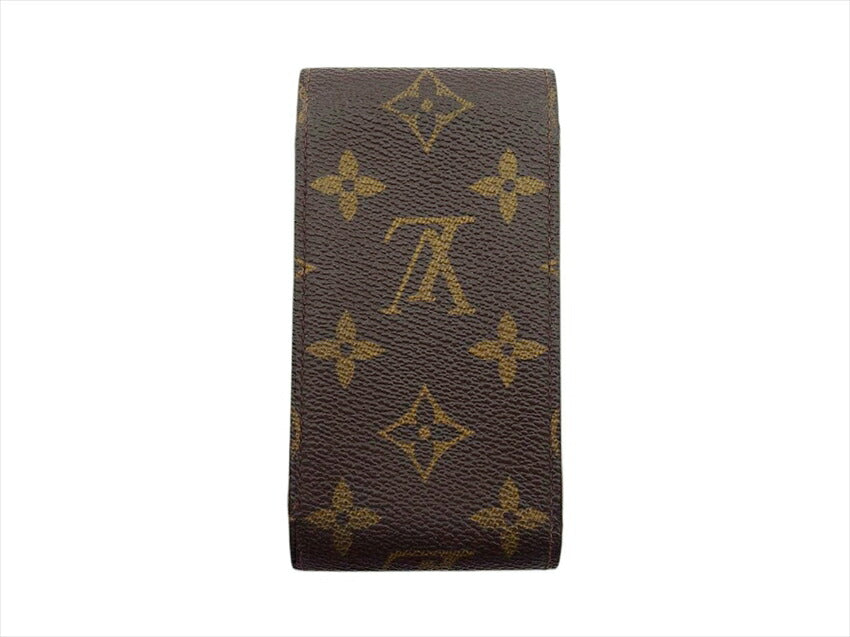 LOUIS VUITTON Cigarette case M63024 Brown Light Brown Etui cigarette