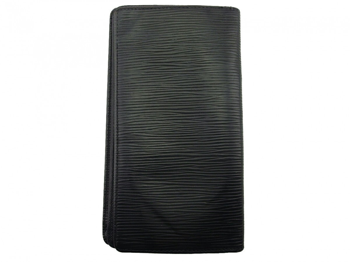 LOUIS VUITTON Bill Compartment M63212 black Porto Cartes Cridit Yen
