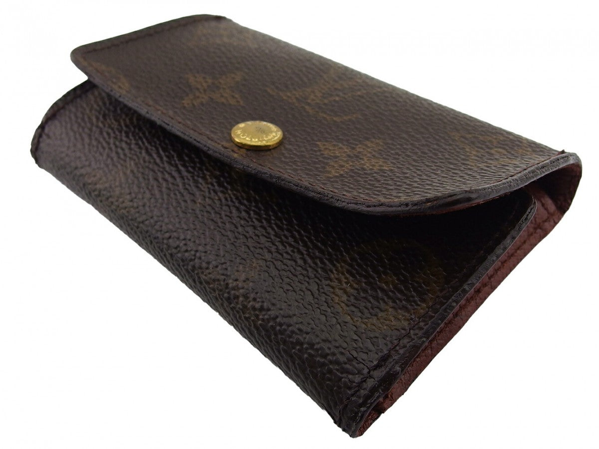 LOUIS VUITTON Key case Key holder  M62630 Brown beige gold Multicles6