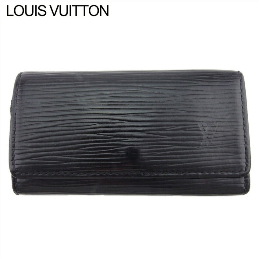 LOUIS VUITTON Key case Key holder  M63822 Black gold Multicles4