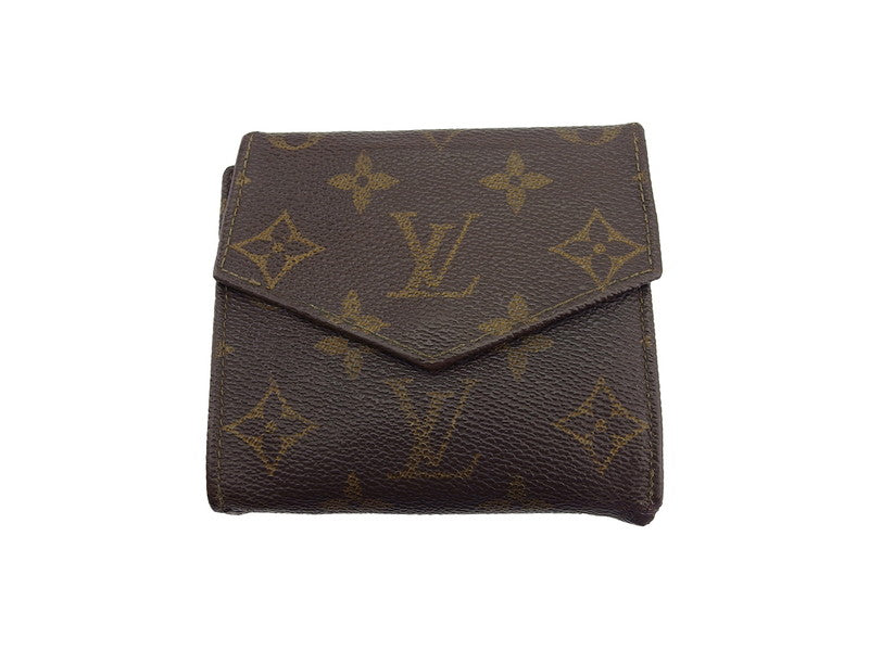 LOUIS VUITTON Bifold Wallet M61660 Brown beige Portonebi (old type)
