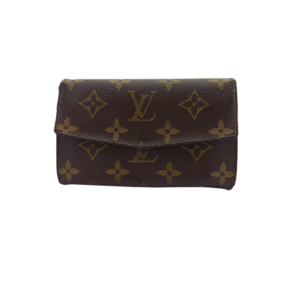LOUIS VUITTON Bifold Wallet M61735 Brown Porto Monezup
