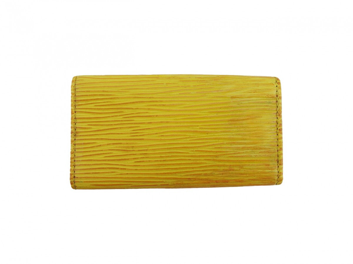 LOUIS VUITTON Key case Key holder  Yellow Purple Gold