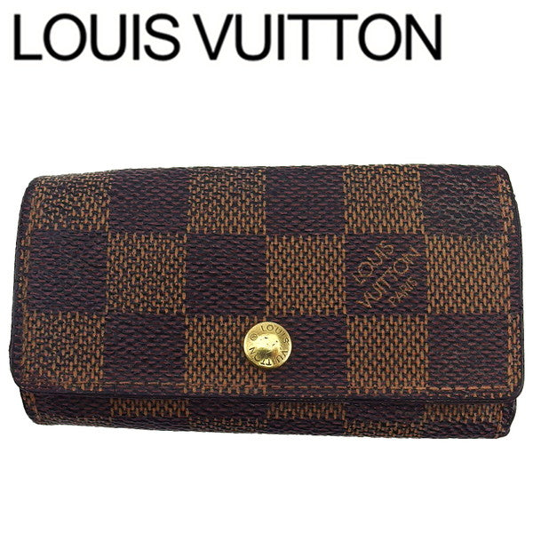LOUIS VUITTON Key case Key holder  N62631 Damier Ebene Multicles4