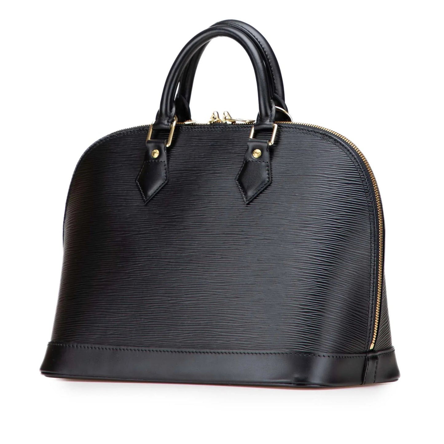 Black Louis Vuitton Epi Alma PM Handbag
