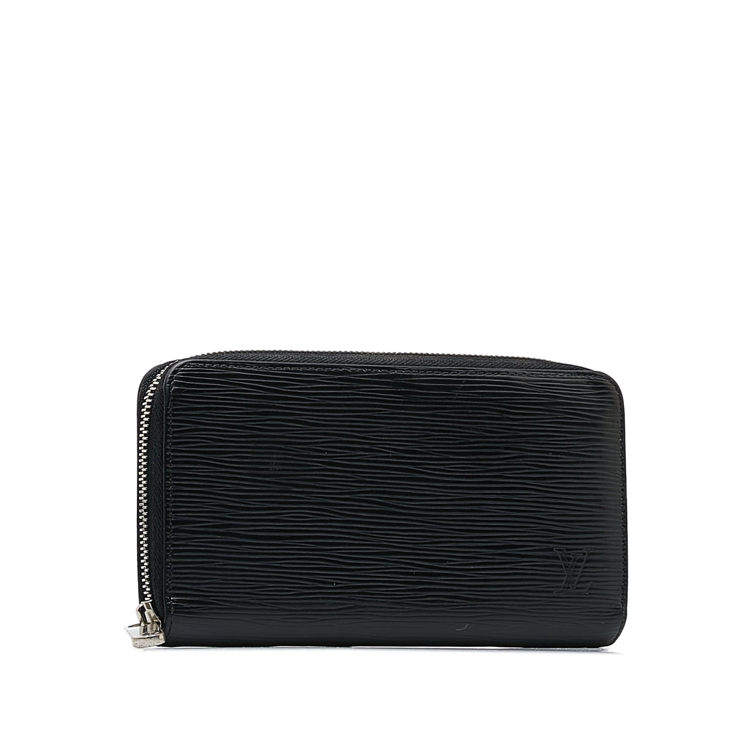 Black Louis Vuitton Epi Zippy Long Wallet