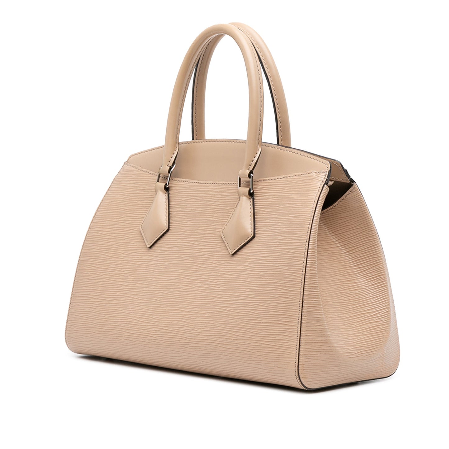 Brown Louis Vuitton Epi Soufflot MM Satchel