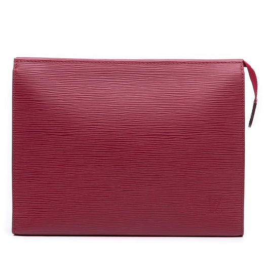 Pink Louis Vuitton Epi Toiletry Pouch 26 Clutch Bag