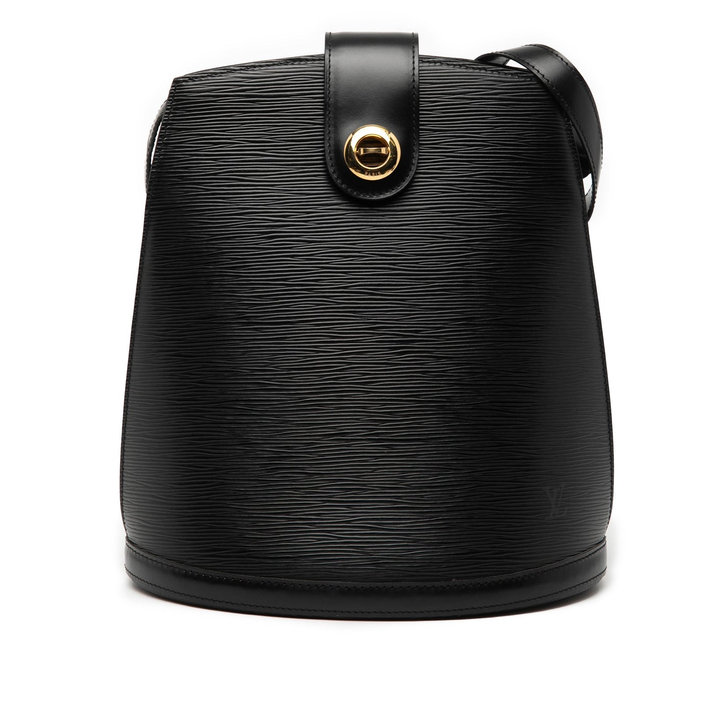 Black Louis Vuitton Epi Cluny Shoulder Bag