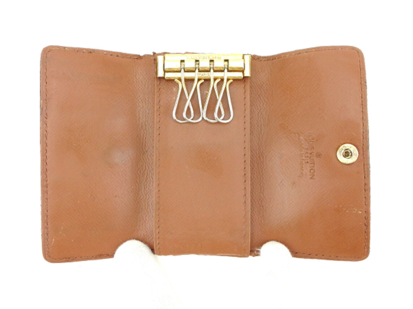 LOUIS VUITTON Key case Key holder M62631 Brown Multicles4