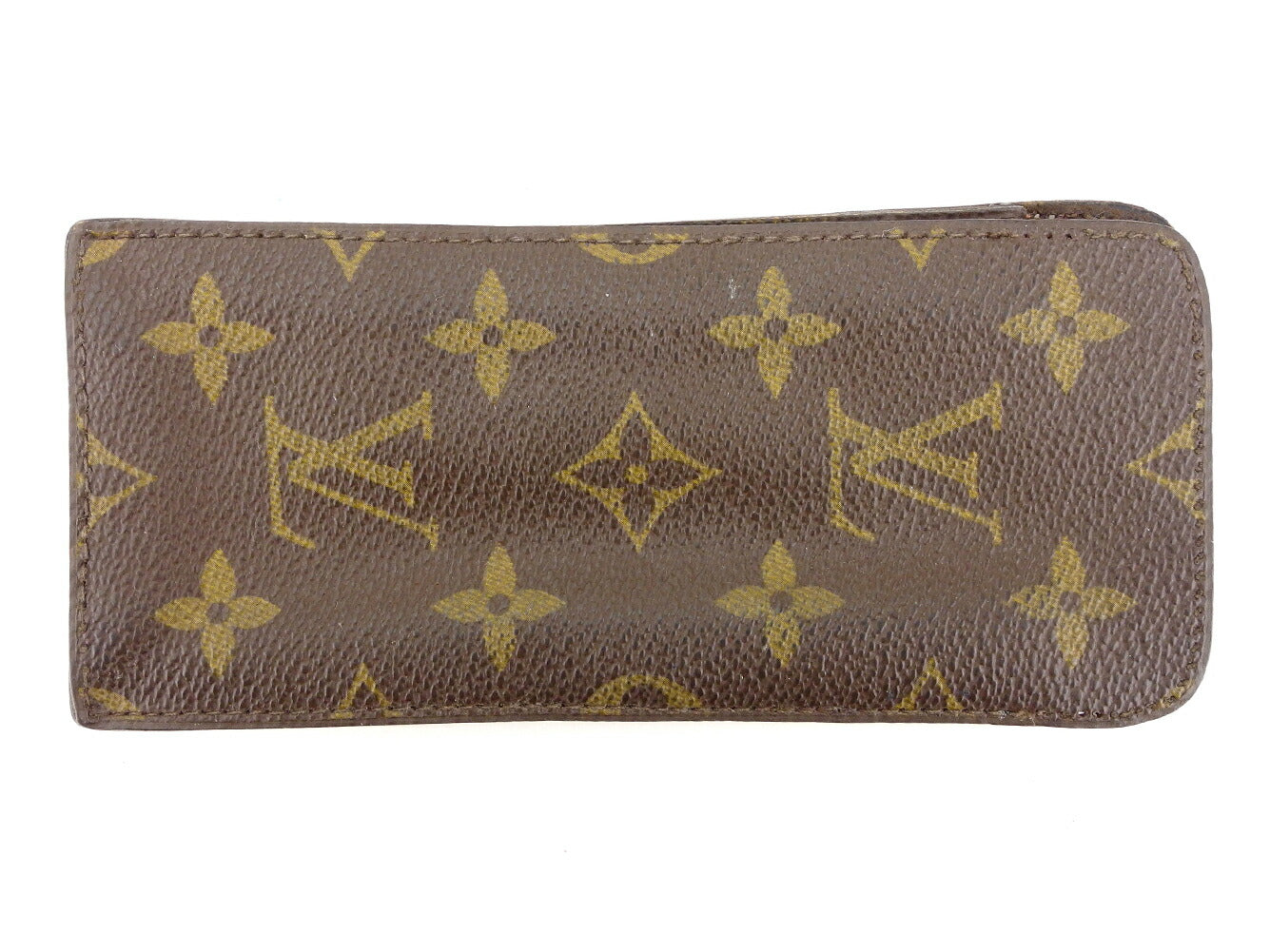 LOUIS VUITTON glasses case M62909 Brown