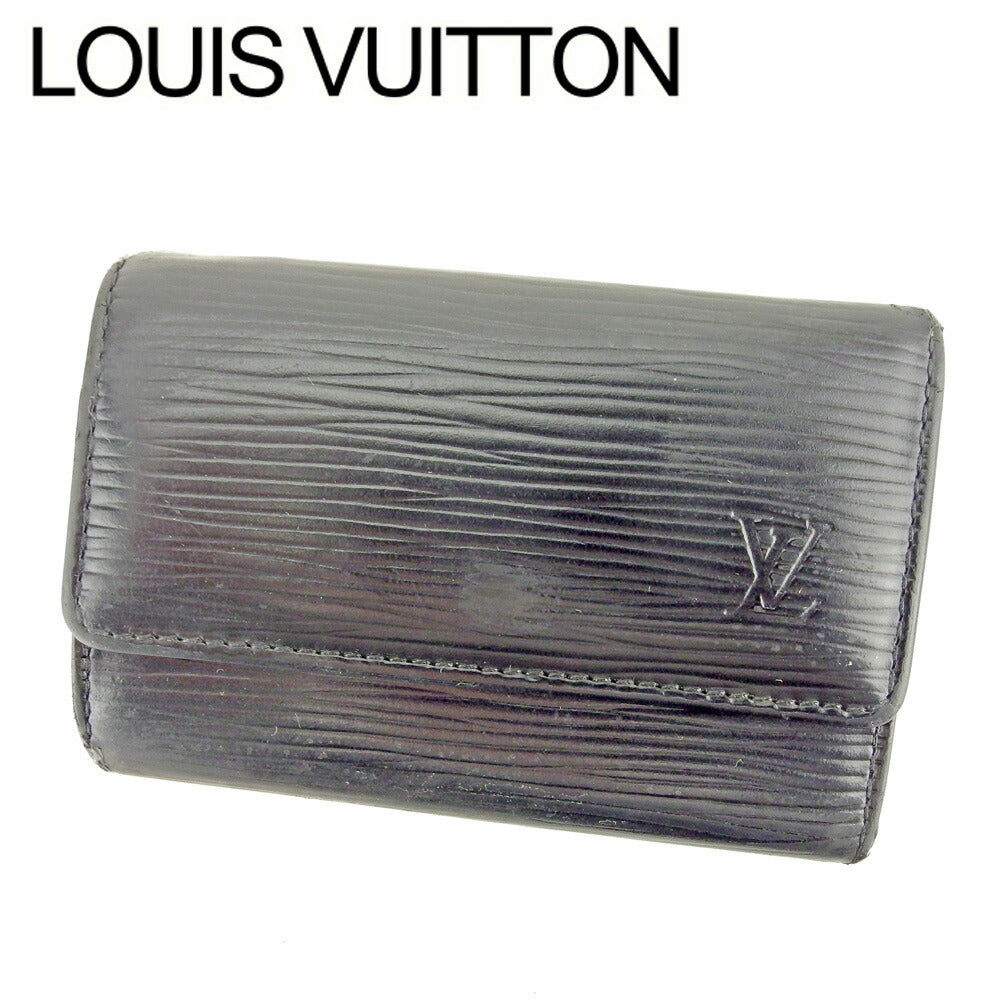 LOUIS VUITTON Key case Key holder M63812 black Multicles6
