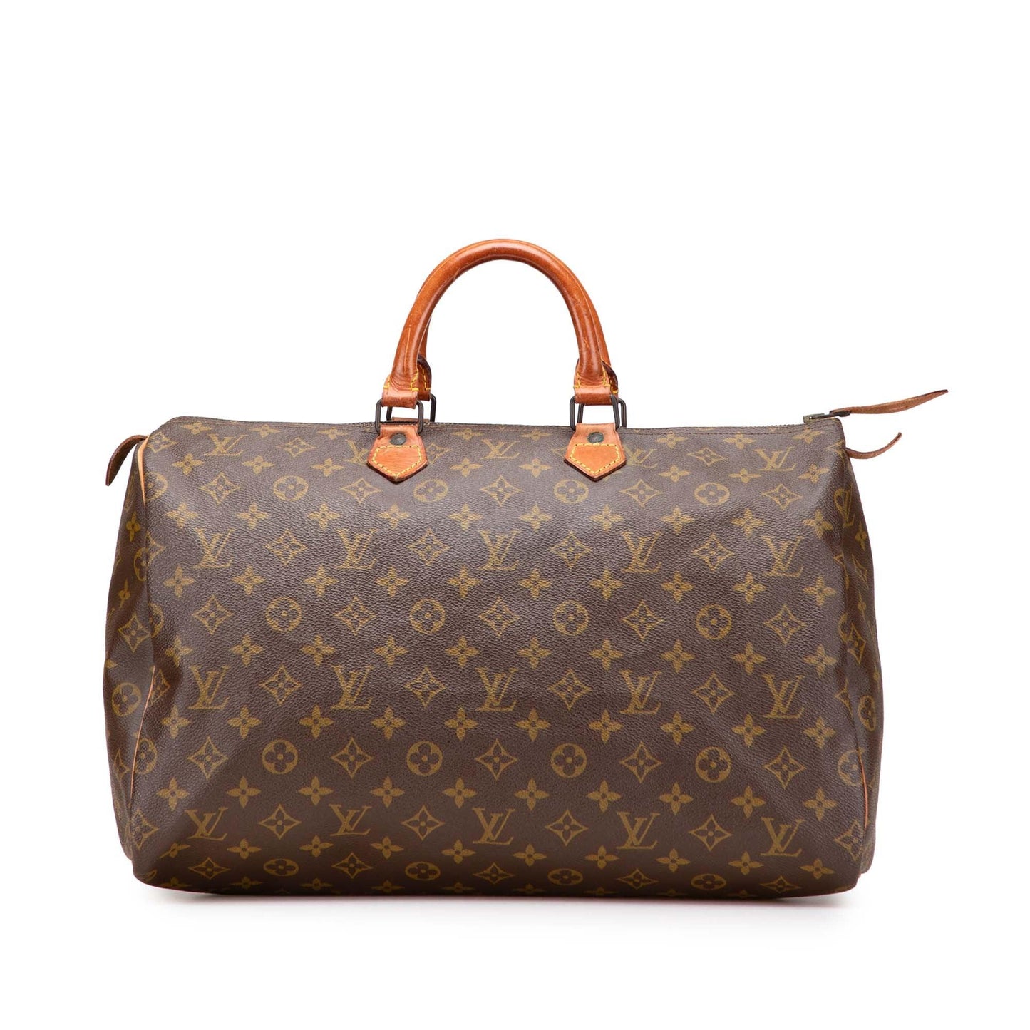 Brown Louis Vuitton Monogram Speedy 40 Boston Bag
